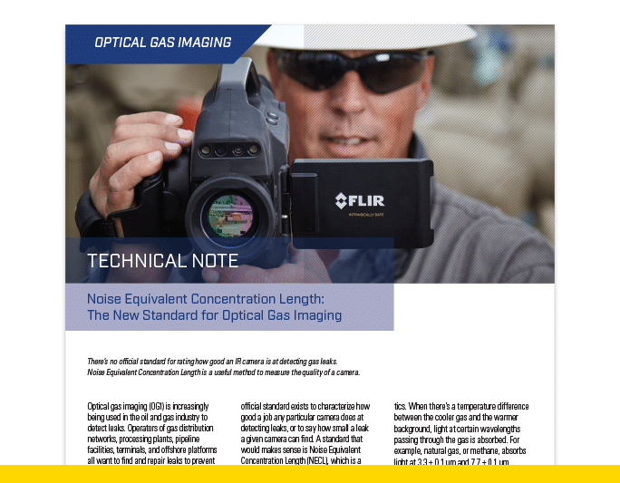 FLIR’s Uncooled Methane Gas Detection Camera