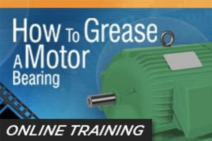 How to Grease a Motor Bearing